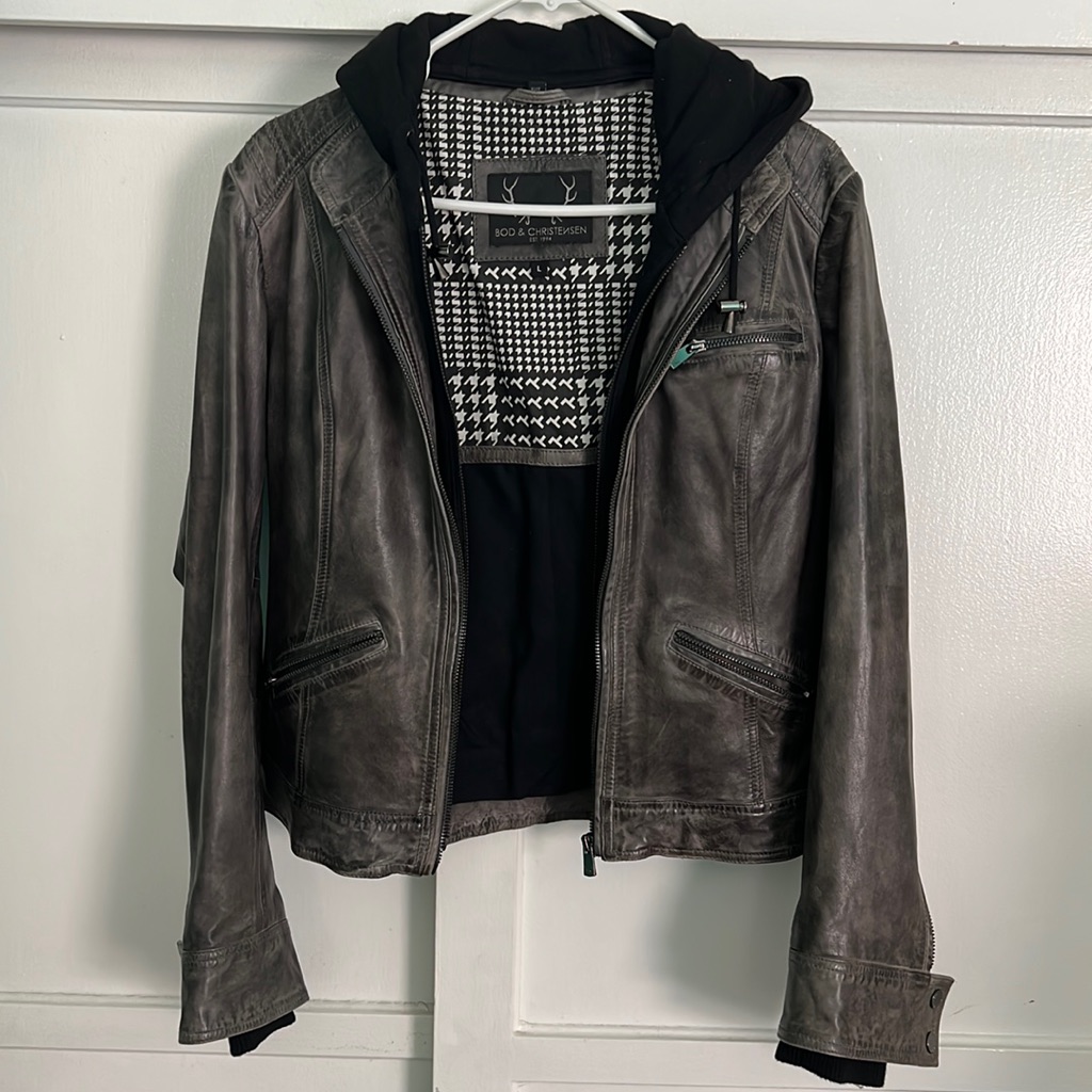 Bod & Christensen Leather Jacket.